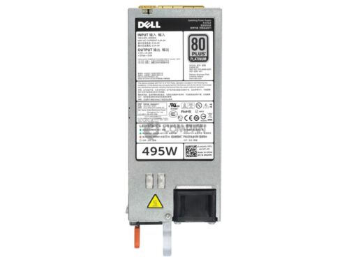 N24MJ DELL 495W POWER SUPPLY 80+ PLATINUM FOR R520 R620 R720 R720XD T320 T420 - Zdjęcie 3 z 7