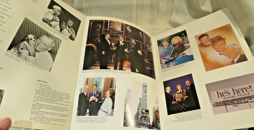 Vintage 1982 -Frank Sinatra Music Society-Fan Club-Booklet - 15+pages -14" x 10"
