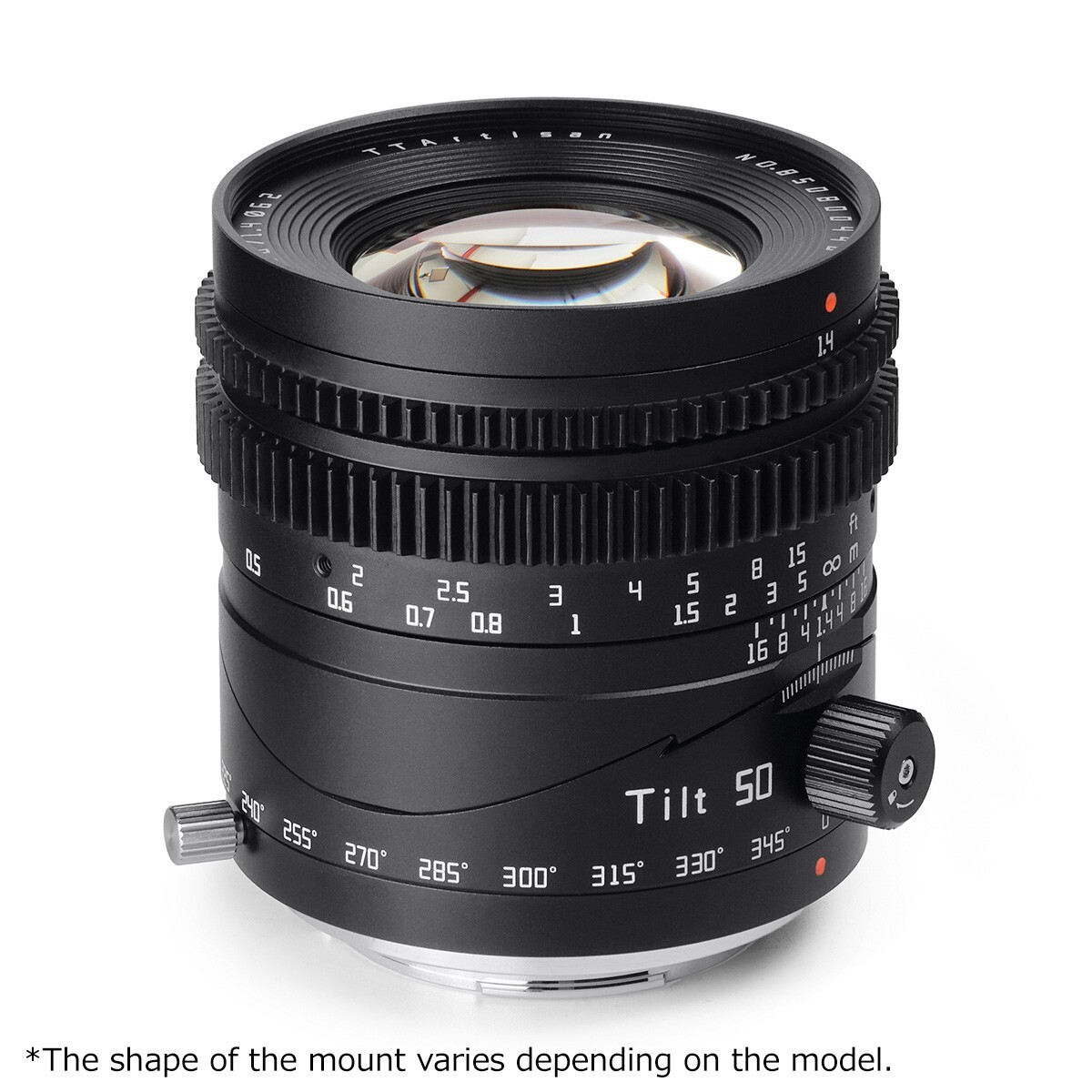 T【USED】TTArtisan Tilt 50mm f/1.4 E TTArtisan Tilt 50mm f/1.4 for Sony E mount camera (Sony α, Full