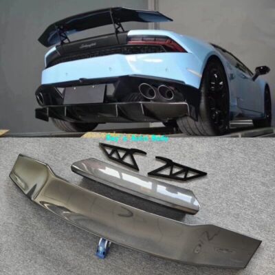 Fits For Lamborghini Huracan LP580 LP610 Carbon Fiber Rear Trunk Spoiler Wing