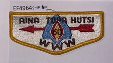 Boy Scout OA Lodge Flap Aina Topa Hutsi Lodge 60 S-4A
