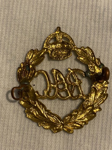 Real Cuerpo Blindado Gorra Insignia Segunda Guerra Mundial 1er Patrón Corona Reyes - Imagen 2 de 2