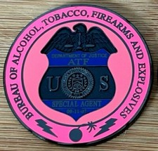 Atf - Alcohol Tobacco Firearms Explosives K9 Thirdgen Bcam Challenge Coin Atf - Alcohol Tobacco Firearms Explosives K9 Thirdgen Bcam Challenge Coin