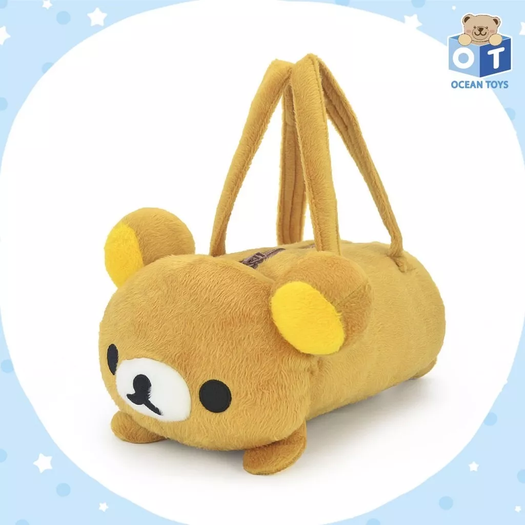 12 AUTHENTIC RILAKKUMA San-X Plush Handbag Clutch Purse Wallet Cosmetic bag  | eBay