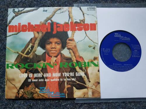 7" Single Vinyl Michael Jackson - Rockin' Robin SPAIN UNIQUE COVER - Picture 1 of 1