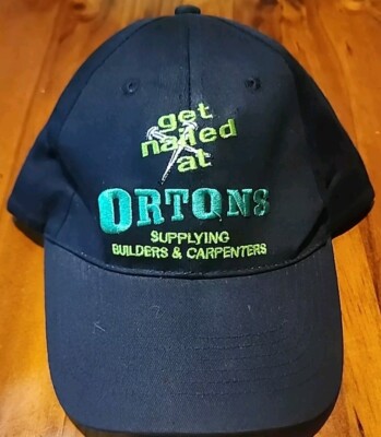 Men's Baseball Hat Get Nailed At Orton's Funny Humor One Size Fits Most