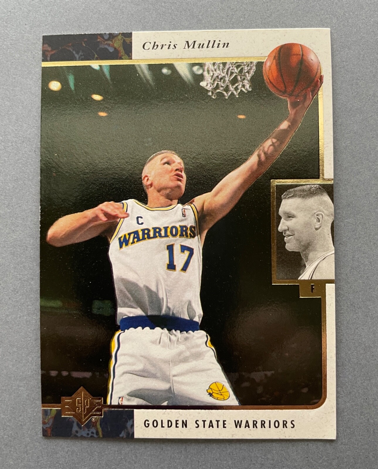 1995-96 SP Basketball Chris Mullin #46 Golden State Warriors