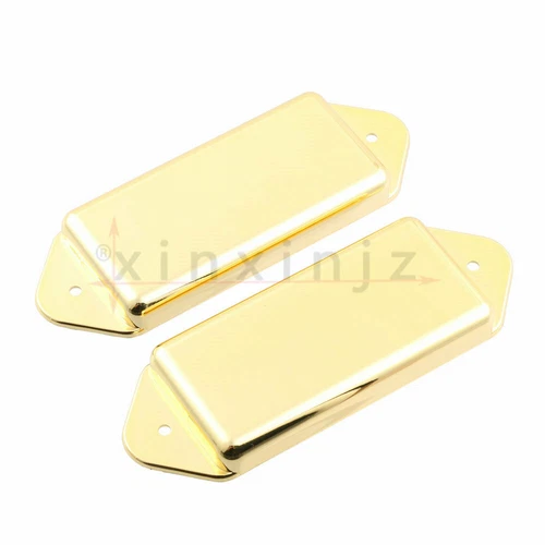 2PCS Gold-Plated P-90 P90 Pickup Dogear Cover Undrilled for Gibson
