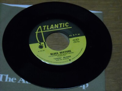45RPM,   STICKS MCGHEE.  DRINKIN WINE SPO-DEE-O-DEE /  BLUES MIXTURE. NM-. RE-PO
