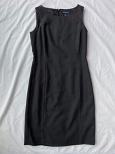 Ann Taylor Chic and Classic Charcoal Gray Wool Office Dress, Size 4