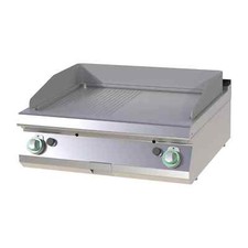 Gas-Griddleplatte verchromt gerillt/glatt Tischger&auml;t Grillplatte Bratplatte