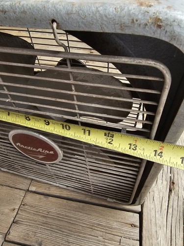 Fasco Arctic Aire Vtg Box Fan 3 Speed Retro Works! Silver D9246 - Picture 23 of 23