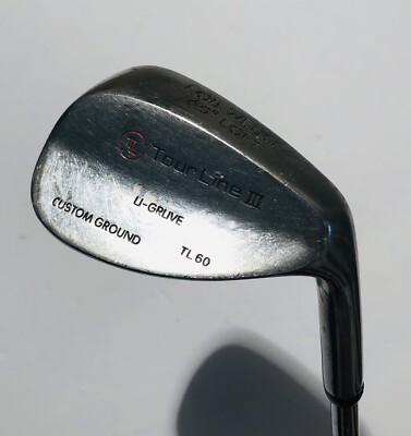 Tour Line III Lob Wedge 60* UGruve Custom Ground TL60 Steel Shaft Lamkin Grip RH