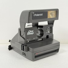Vintage Polaroid One Step Close Up 600 Instant Film Camera W/ Strap Untested