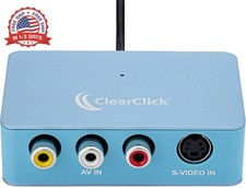 Video to USB Lite - USB Audio Video Capture Device - Input AV, RCA, S-Video, VCR