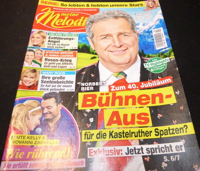 Meine Melodie 2/2023 Daliah Lavi 2 Seiten!/DJ Ötzi/Chr. Roberts/Karel Gott/Vicky