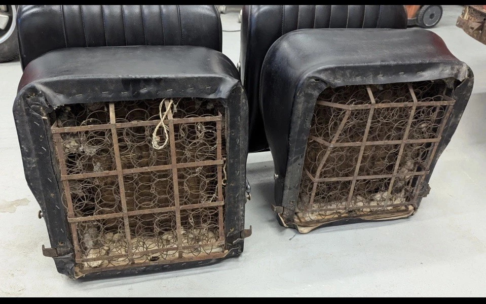 Porsche 356 A 1956 asientos delanteros Foto 4 de 4