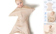 Zipadee-Zip Transition Swaddle - Cozy Baby X-Small 3-6 Month Balanced Beige