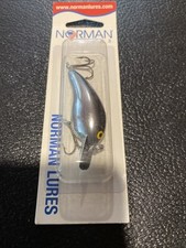Norman Vintage Baby N 2” 1/4oz 3-5 Feet Chrome Black