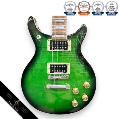 Epiphone Les Paul DC PRO Green E-Gitarre