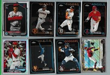 Juan Flores 2024 1st Bowman Chrome REFRACTOR 379/499 Angels #BCP-234