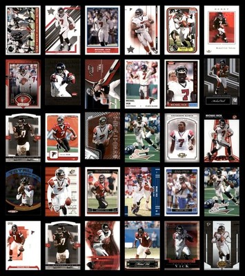 Michael Vick Lot 30 Football Cards 2003 Fleer Team Action Atlanta Falcons NFL