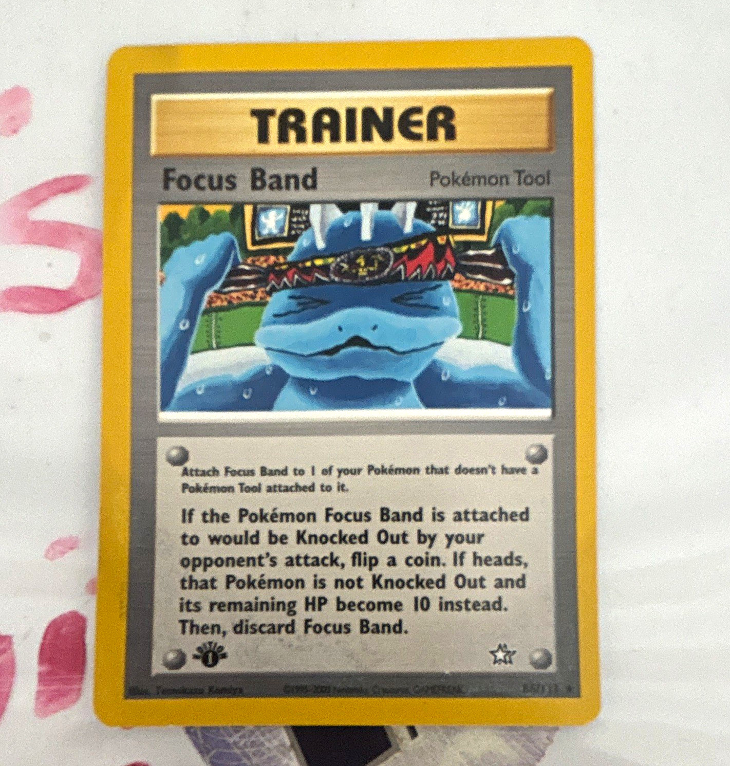 WOTC Pokemon TCG Focus Band 84/111 Neo Genesis Unlimited Rare English
