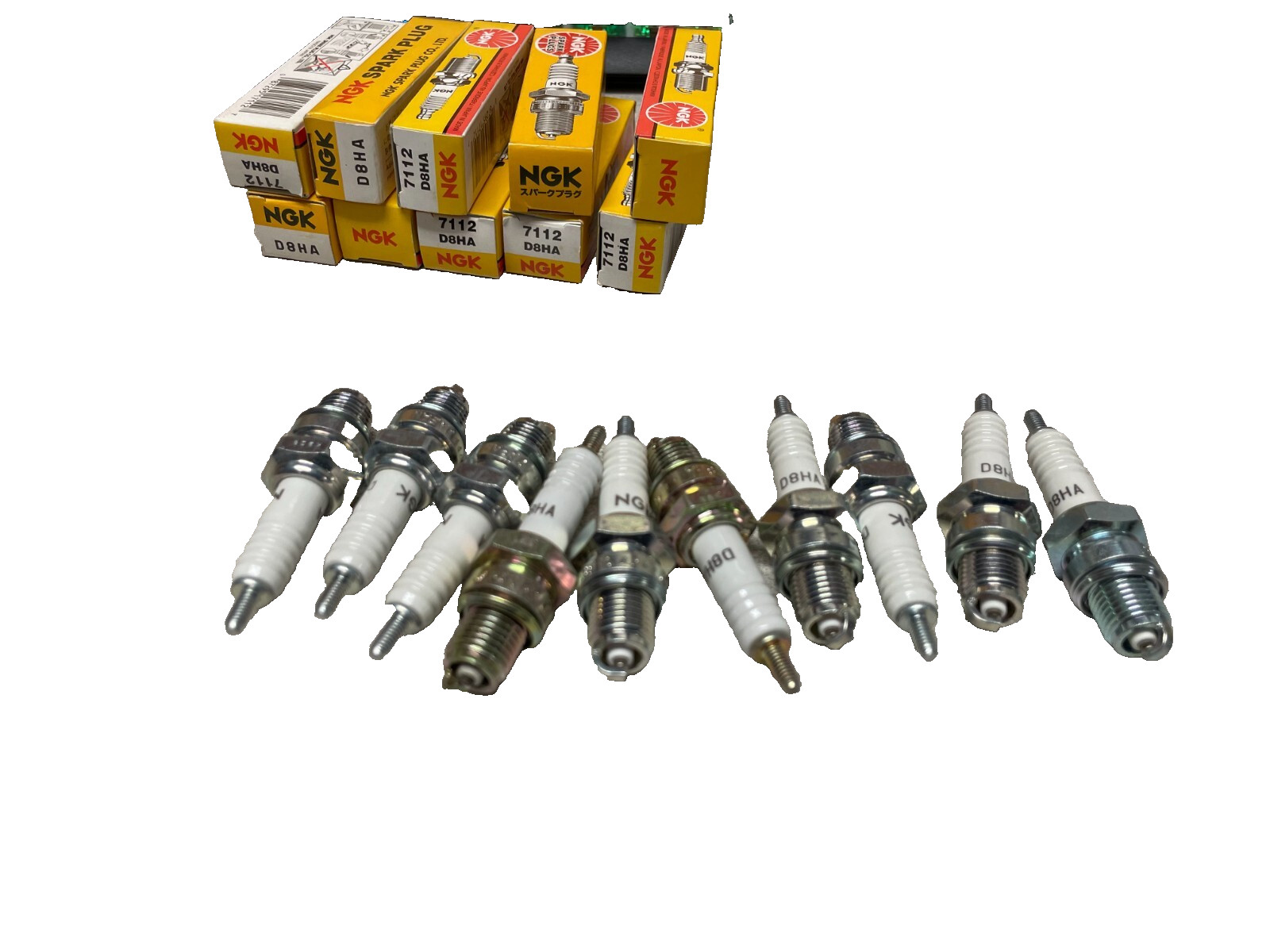 NOS NGK Spark Plugs Fits: Honda ATC90 ATC110 CT90 CA200 98066-58717 D8HA Qty10