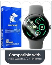 MilitaryShield Screen Protector for Google Pixel Watch 41mm 6 Pack