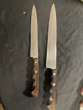 Ecko Arrowhead Flint Stainless Vanadium Knives Lot of 2 USA Made