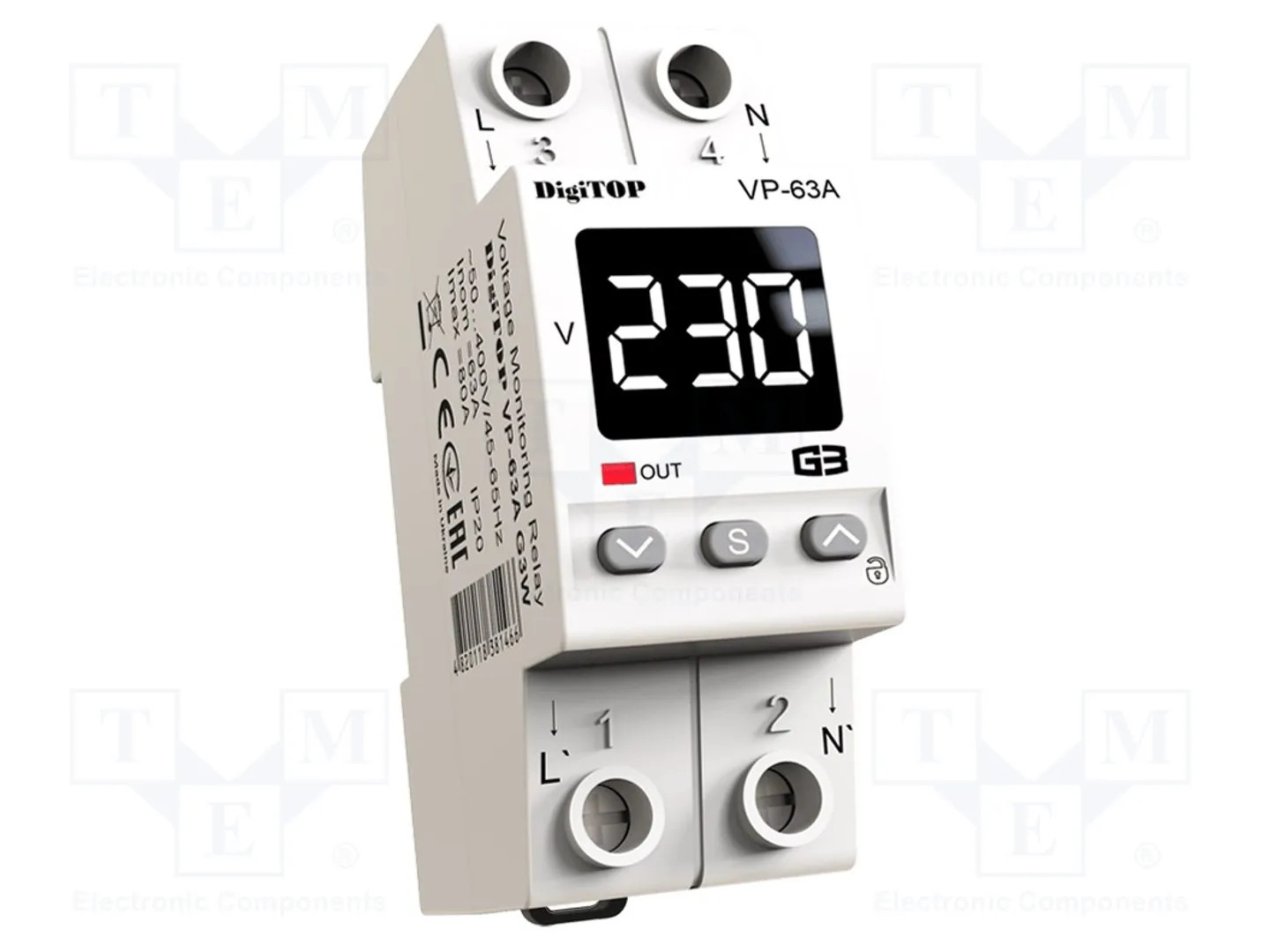 DIGITOP VP-63A-G3W Voltage monitoring relay