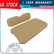 Tan Golf Cart Front Seat Cushion Set Fits EZGO TXT