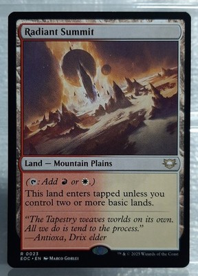 Magic - Radiant Summit - Rare/Land - Commander: Edge of Eternities - EN/NM