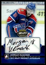 2013-14 ITG HEROES AND PROSPECTS AUTO  /13 MORGAN KLIMCHUK