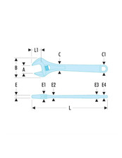 Clé à molette, clés ouverture variable chez