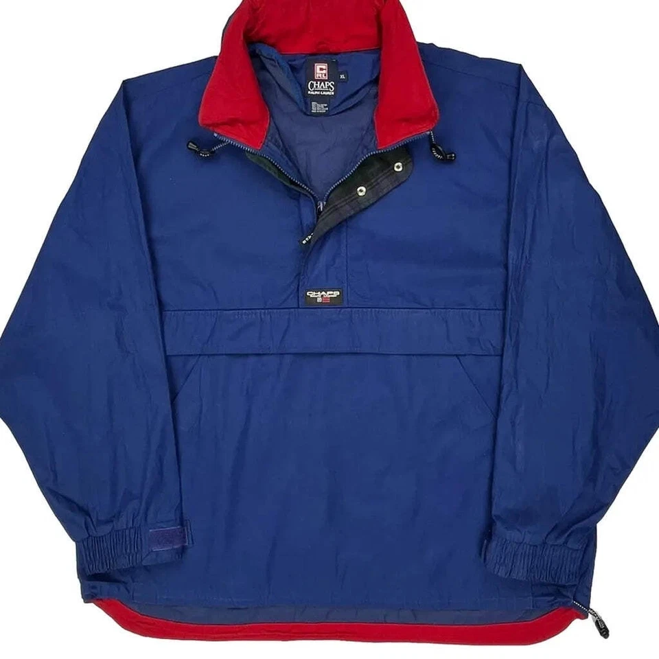 Cortavientos Chaps Ralph Lauren - XL Azul Algodón Foto 4 de 4