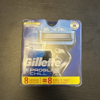 Gillette Proglide Chill 8 Cartridges NEW Sealed Package