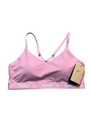 Nike Women's XL Indy Light Support Padded Adjustable Sports In Elemental Pink