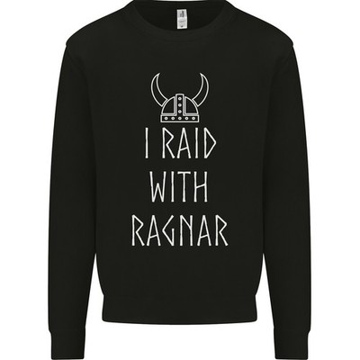 I Raid Mit Ragnar die Wikinger Walhalla Kinder Sweatshirt Pullover