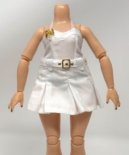 Rainbow High Color Create Airbrush Doll Outfit White Halter Neck Tennis Dress