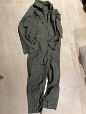 usaf flyers coverall coveralls green , used very good, 38 short,1985,100 aramid