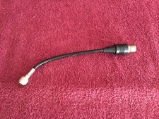 MOTOROLA RG58 UHF PL-259 FEMALE TO MINI UHF MALE 8" PIGTAIL JUMPER CABLE