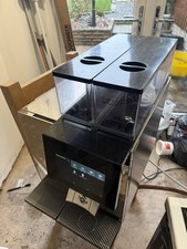 Thermoplan Black and White 4 Commercial Coffee Machine - DUEL HOPPER + FRIDGE