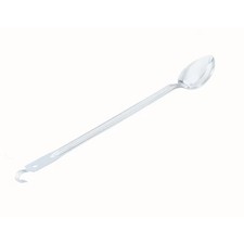 Vollrath 60170 S/S 21" Hooked Handle Solid Spoon