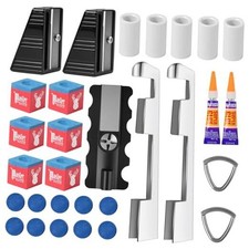 28 PCS 5-in-1 Billiard Cue Tips, Pool cue TipsReplacement Kit, Pool Cue