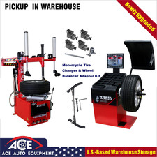 Tire Changer Wheel Balancer Combo For Cars Motoace Max 49 Wheel Balancer 3d
