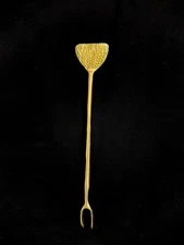 Egyptian Bright polished gold Brass Scepter Pharaonic Ritual Tool Ceremonial