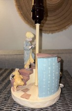Vintage CLASSIC Winnie the Pooh Christopher Robin Climbing Stairs Lamp Charpente