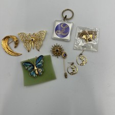 Lote de Joyas Vintage Club de Leones - Alfileres Pendientes Collar - Todo Marcado L