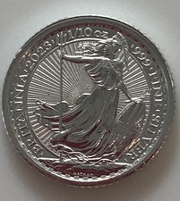 1/10 oz Silver Britannia Coin King Charles 